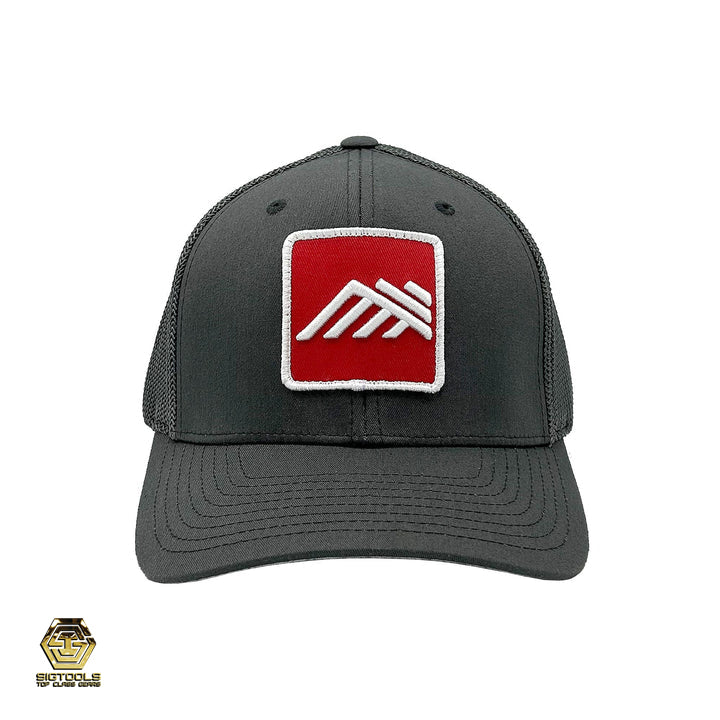 "Diamondback Snapback Mesh Cap - Front Look of Gunmetal Grey Variations"