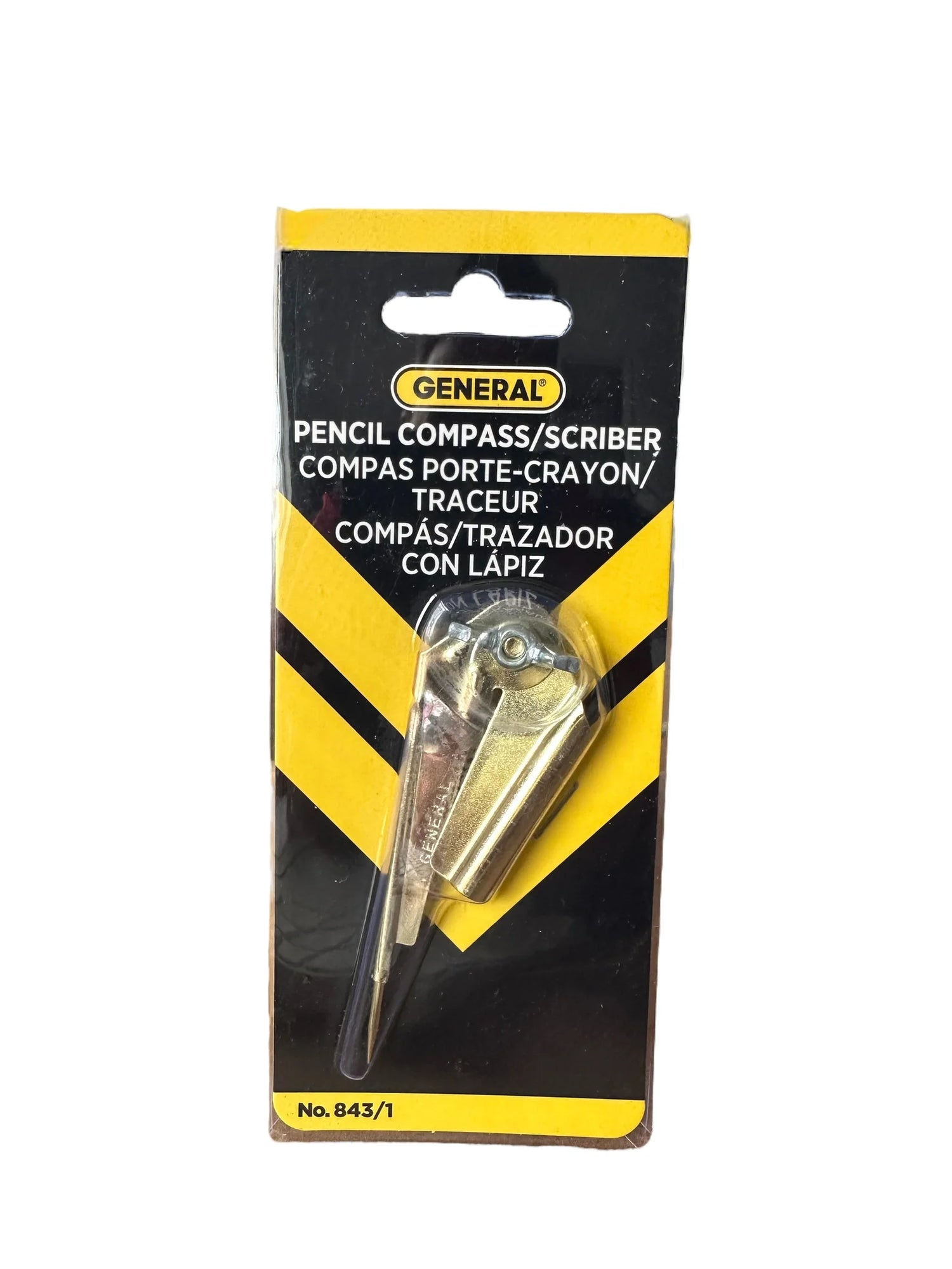 Compasso Con Penna General Tools 843/1 - Regolazione Fino A 20,3 Cm, In Acciaio Placcato Ottone, Per Disegno Tecnico - Foto 9