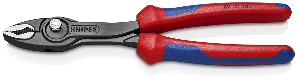 كماشة Knipex KNIPEX، بمفصل انزلاقي مزدوج القبضة، 200 مم، بدون عبوة