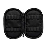The Diamondback Driver/Drill Bit Case X, a durable 1000D Nylon case shown open with its 25 bit slots.