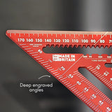 Deep CNC Engraved Scales on TrigJig Rafter Square