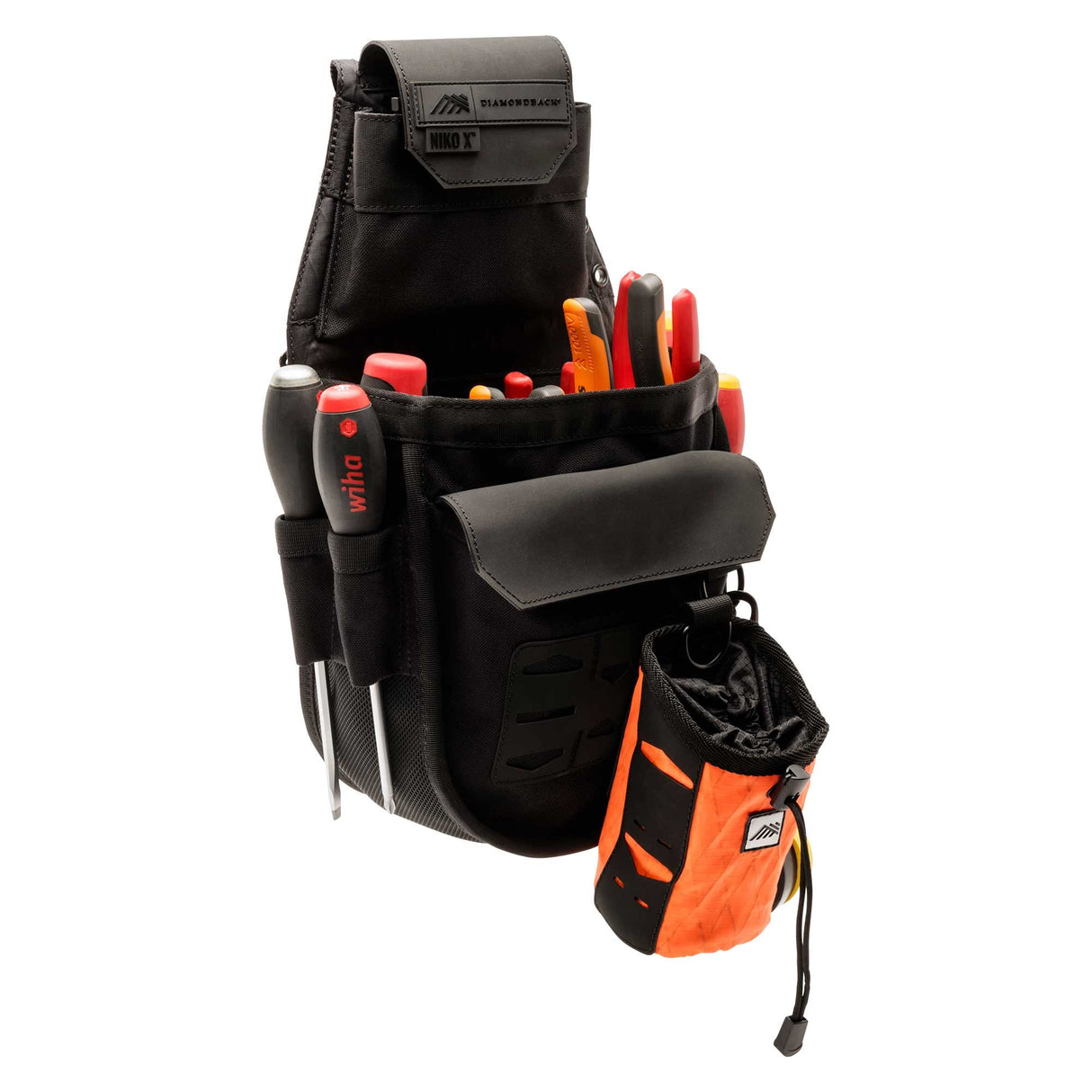 Diamondback Niko X Tool Pouch | DiamondSkin™ Electrician Rig | Signature Tools
