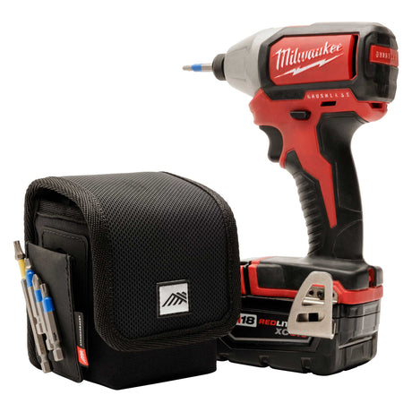 Close-up of the Diamondback Power Pax showing the protective cover and side HypaLock grid for modular accessories