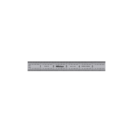 Regla rígida de acero Mitutoyo - Serie 182 (disponibles en 150 mm y 300 mm)