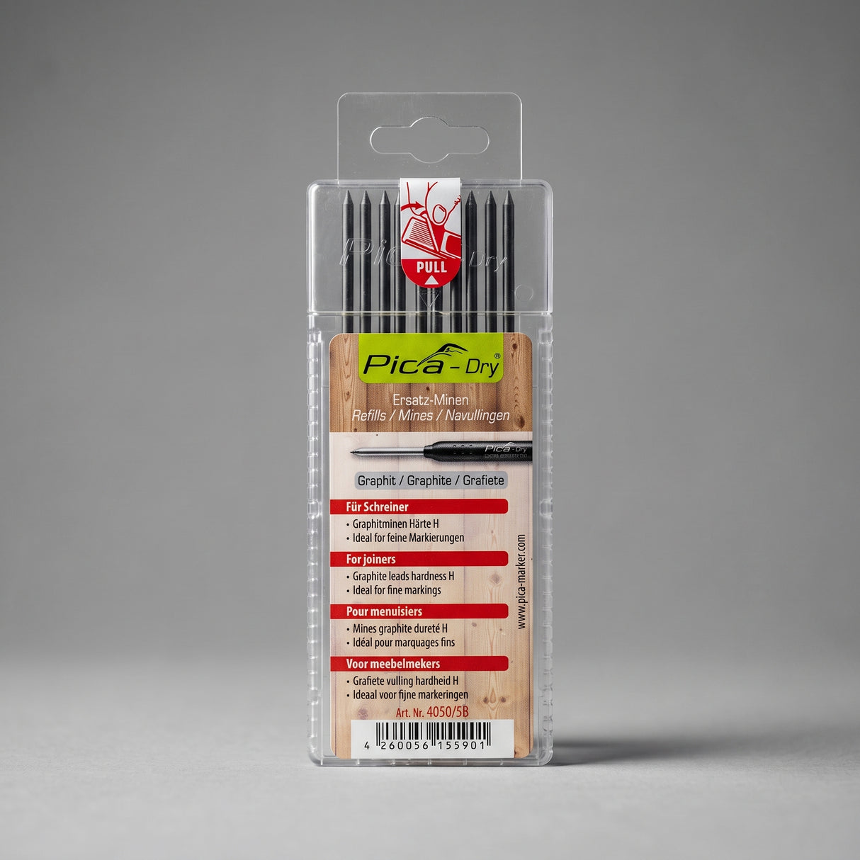 Pica DRY Refills, graphite hardness H 4050 SB