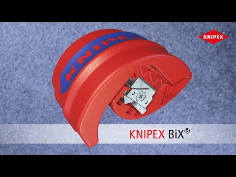 Cortador Knipex BiX para tuberías de plástico y manguitos de sellado