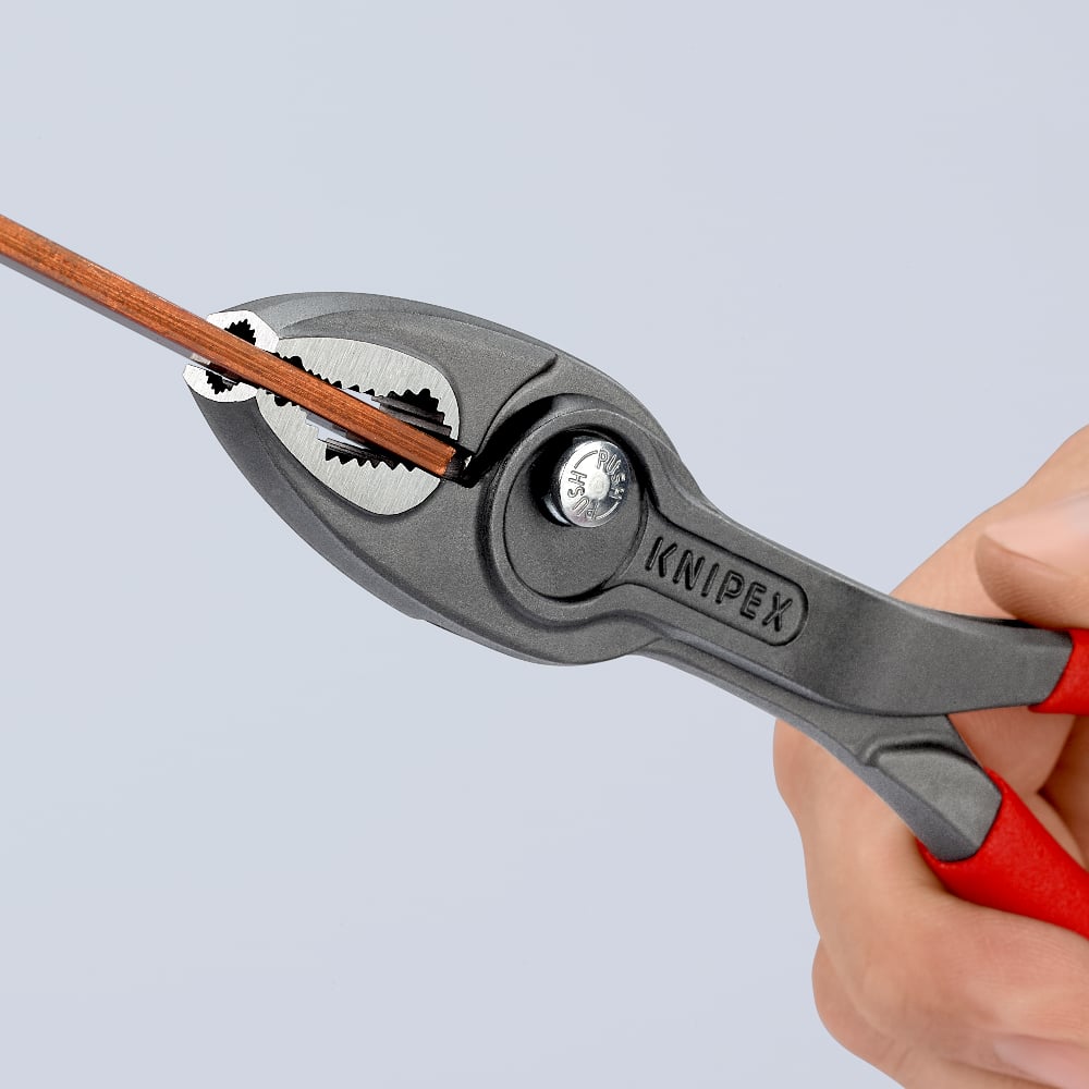Alicates Knipex TwinGrip de articulación deslizante, 200 mm, sin cartón