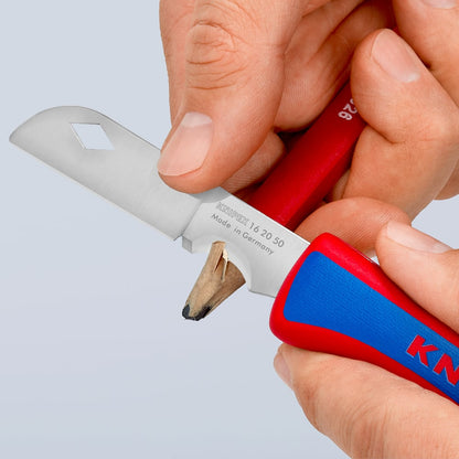 Navaja plegable Knipex para electricistas