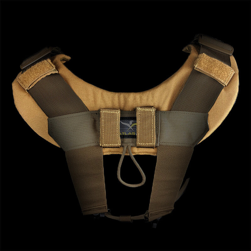 Rear shot of Padded Suspender Yoke in place, Shop yours today.