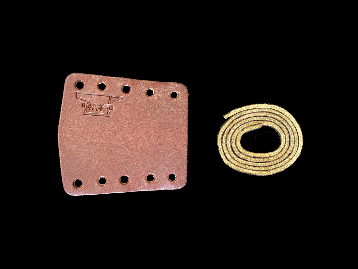 Collar de cuero para hacha/martillo 