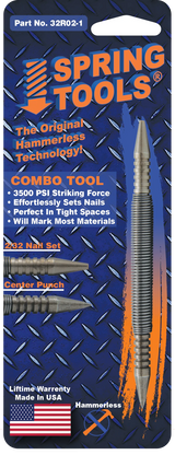 Sigtools now stocks Spring Tools! Insane amount of impact striking force at your finger tips without a hammer. This is a life saver for all finish carpenters and painters. 