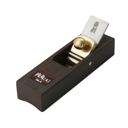 Cepillo de mano Kakuri Mini Ébano No4 R18 Cóncavo
