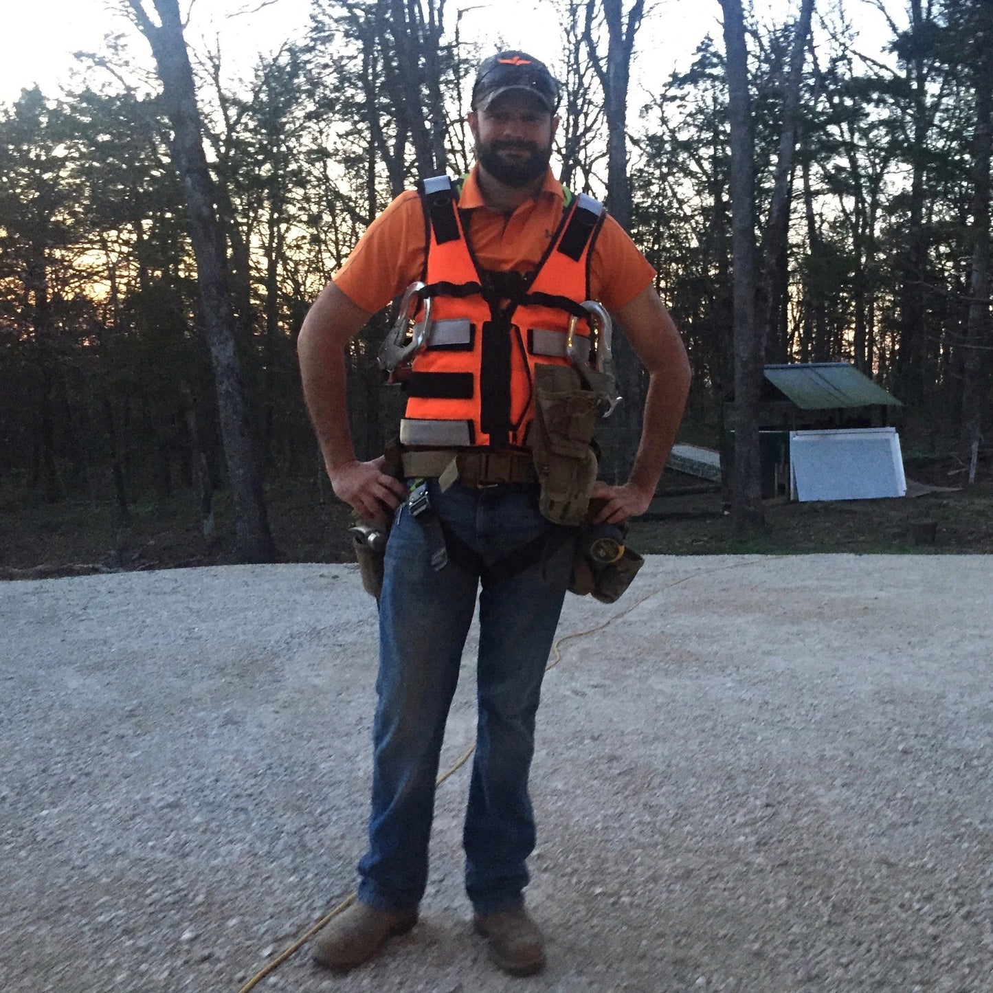 Chaleco anticaídas Saratoga Tool Vest® compatible con HiViz 