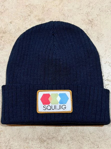 Squi.Jig Navy Beanie