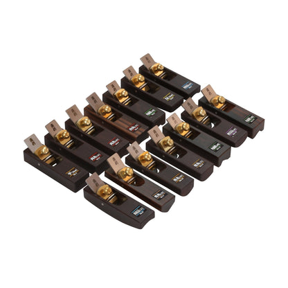 Kakuri Mini Ebony Hand Plane Complete Set - 14 Pieces