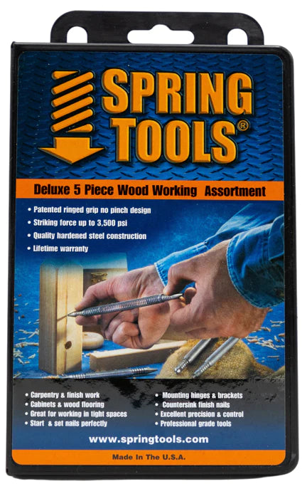 Spring Tools WWA1105 Deluxe 5 Piece Wood Workers Set SIG Tools