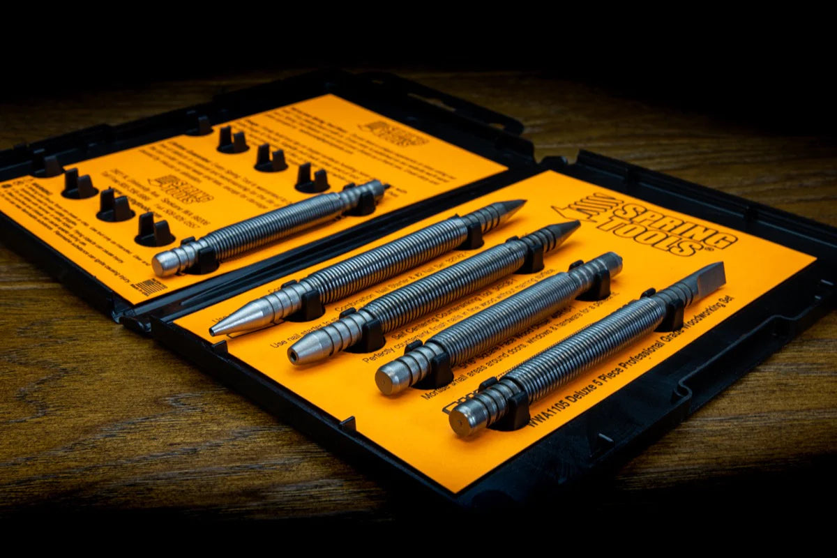 Spring Tools WWA1105 - Deluxe 5 Piece Wood Workers Set – SIG Tools