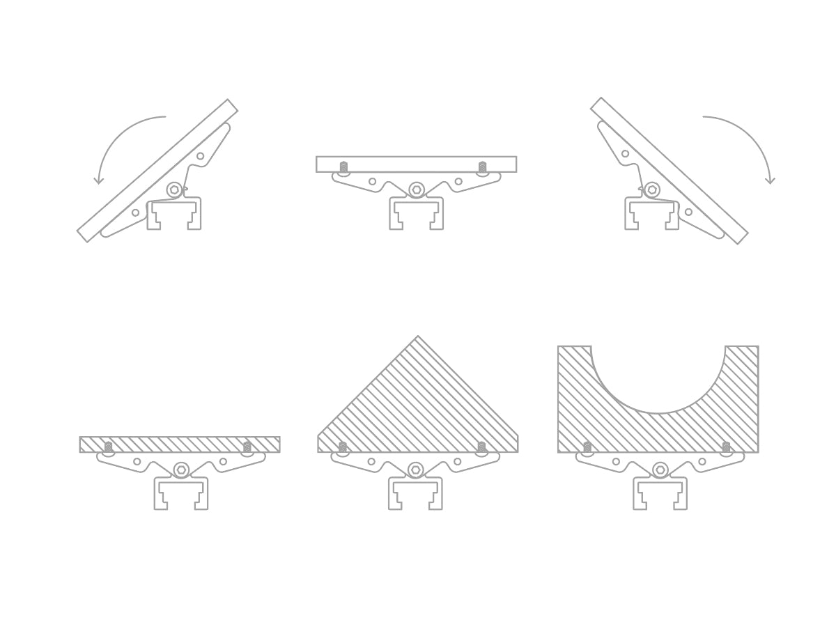 PRL 400 - Tilting adapters kit