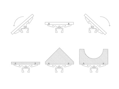 PRL 400 - Tilting adapters kit