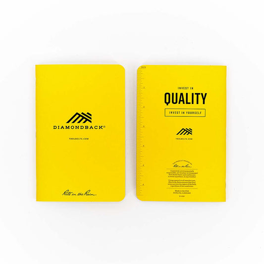 Bloc de notas impermeable amarillo Diamondback DB X RITE IN THE RAIN