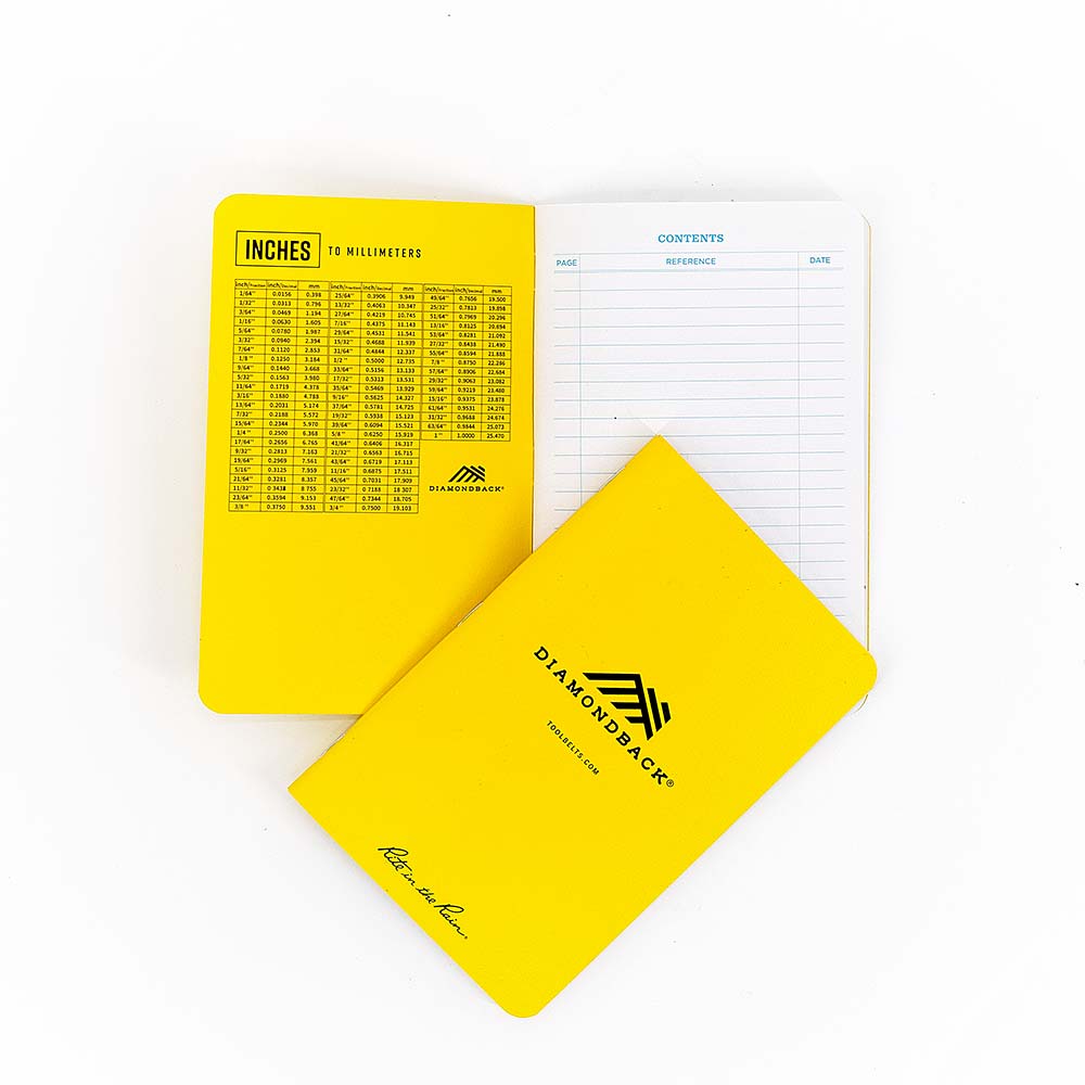 Bloc de notas impermeable amarillo Diamondback DB X RITE IN THE RAIN