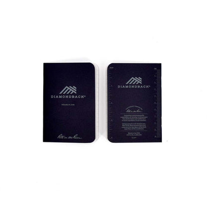 Bloc de notas impermeable Diamondback DB x Rite in the Rain, paquete de 3, color negro